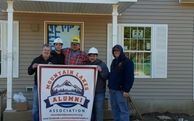 Mountain Lakes Alumni Association Volunteers With Habitat For Humanity!